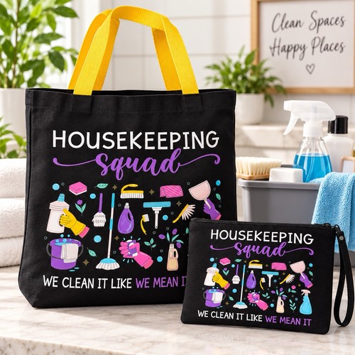 Housekeeping squad tote bag - tote, &